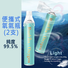 將圖片載入圖庫檢視器 VOCA - Portable Pure Oxygen Cylinder with Mask | Increases Blood Oxygen Levels | Home Emergency Oxygen Bottle | Hypoxia | Altitude Sickness | Emergency Oxygen Supply | 10L | Mask Type | 99.5% Purity | 2 Bottles