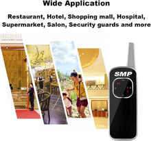 將圖片載入圖庫檢視器 SMP Mini Walkie Talkie SMP118H, Rechargeable, RMR446, 25 Channels CTCSS/DCS, Long Range PMR Two-Way Radio, for Security, Restaurant, Workplace