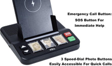 將圖片載入圖庫檢視器 VOCA Senior hands-free system with 3 speed-dial photo buttons, emergency call, Wireless charging, Call indicator, Easy setup & operate