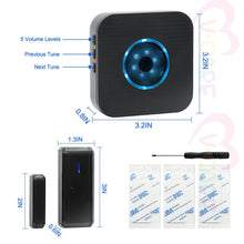 將圖片載入圖庫檢視器 VOCA - Wireless Door Magnetic Sensor| IP55 Door Magnetic Alarm| Home Security Anti-Theft Device| Reception Range up to 300 meters| Plug-in Receiver + 3 Door Magnets| Plug and Play