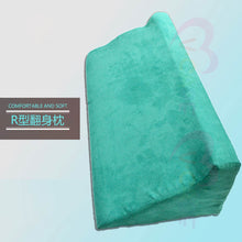 將圖片載入圖庫檢視器 VOCA - R-Shaped Turning Pillow | Triangular Bedridden Turning Pillow | Anti-Decubitus Foam Cushion | Positional Cushion | Products for Hemiplegic Patients | Rehabilitation Care Cushion | Green