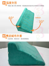 將圖片載入圖庫檢視器 VOCA - R-Shaped Turning Pillow | Triangular Bedridden Turning Pillow | Anti-Decubitus Foam Cushion | Positional Cushion | Products for Hemiplegic Patients | Rehabilitation Care Cushion | Green