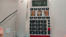 將影片載入圖庫檢視器並播放,VOCA Big Button Phone for Seniors, CP130 Amplified Telephone, Hand Free Speaker Phone, Hearing Aid Compatible, Loud Phone for Hard of Hearing & Visually Impaired - Dementia Aid Phone for Elderly