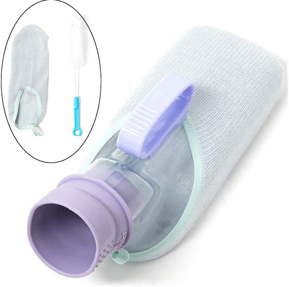 VOCA Urinal for Men Spill Proof, Male Urinals Container 32oz/1000mL Spill Proof Urinary Chamb Male Portable Transparent Pee Bottles Easy to Clean Urinals for Male Home Bedridden Device (Worldwide Free Shipping)