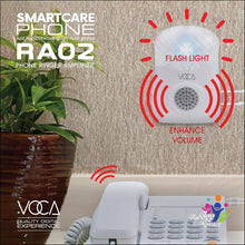 Load image into Gallery viewer, VOCA Telephone Ringer Amplifier, Boost up to 120db with LED Light Notification for Landline Phones, Wall Mountable, Ideal for Noisy and Hearing-Impaired Environments (RA02)

