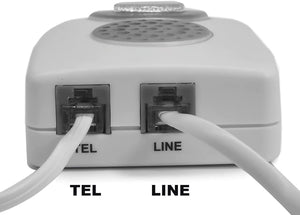 VOCA Telephone Ringer Amplifier, Boost up to 105db with LED Light Notification for Landline Phones, Wall Mountable, Ideal for Noisy and Hearing-Impaired Environments (RA01 x 2)