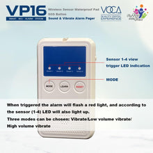 將圖片載入圖庫檢視器 VOCA Smart Bed Alarm System for Elderly VP16 | Wireless Waterproof Sensor Pad &amp; SOS Pager, Safety Bed Alarms and Fall Prevention for Elderly and Dementia Patients
