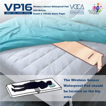 將圖片載入圖庫檢視器 VOCA Smart Bed Alarm System for Elderly VP16 | Wireless Waterproof Sensor Pad &amp; SOS Pager, Safety Bed Alarms and Fall Prevention for Elderly and Dementia Patients
