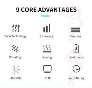 VOCA - Knee Massager | Infrared Heating Knee Brace | Mother's Day/Father's Day/Birthday Gift | Joint Pain Relief | Airbag Massage | Removes Joint Moisture | Red Light Heating | Muscle Relaxation HY-991