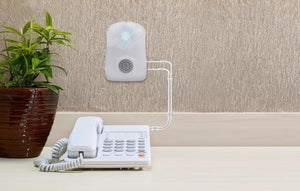 VOCA Telephone Ringer Amplifier, Boost up to 120db with LED Light Notification for Landline Phones, Wall Mountable, Ideal for Noisy and Hearing-Impaired Environments (RA02)