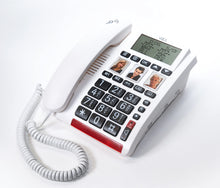 將圖片載入圖庫檢視器 VOCA Big Button Phone for Seniors, CP130 Amplified Telephone, Hand Free Speaker Phone, Hearing Aid Compatible, Loud Phone for Hard of Hearing &amp; Visually Impaired - Dementia Aid Phone for Elderly
