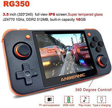 Load image into Gallery viewer, Handheld Dual-Core Video Game Console w/ 2500+ Classic Games, Orange
