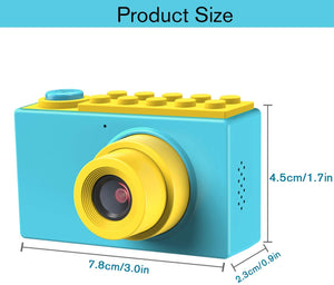 Toy Truck Shaped Lego Compatible 1080P FHD Digital Camera for Kids