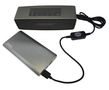 將圖片載入圖庫檢視器 DigitCont USB DC 5V to DC 12V Power Supply Cable/Adapter/Voltage Step Up Converter, 4&#39; Length, Plug &amp; Play, Small &amp; Light, for Bose SoundLink Mini 1 Series (Black)
