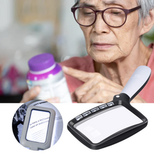 Load image into Gallery viewer, VOCA Magnifying Glass with Light, 3X Foldable Large Rectangle Reading Magnifier with Dimmable LED Light for Seniors, Newspaper, Books, Small Print, Lighted Gift for Low Visions (Worldwide Free Shipping)
