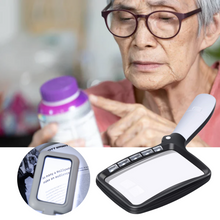 將圖片載入圖庫檢視器 VOCA Magnifying Glass with Light, 3X Foldable Large Rectangle Reading Magnifier with Dimmable LED Light for Seniors, Newspaper, Books, Small Print, Lighted Gift for Low Visions (Worldwide Free Shipping)
