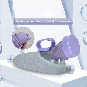 VOCA Urinal for Men Spill Proof, Male Urinals Container 32oz/1000mL Spill Proof Urinary Chamb Male Portable Transparent Pee Bottles Easy to Clean Urinals for Male Home Bedridden Device (Worldwide Free Shipping)