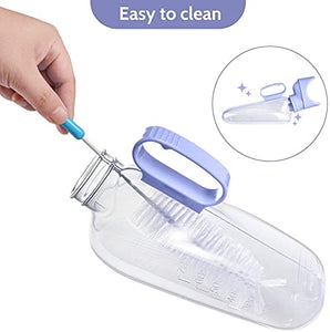 VOCA Urinal for Men Spill Proof, Male Urinals Container 32oz/1000mL Spill Proof Urinary Chamb Male Portable Transparent Pee Bottles Easy to Clean Urinals for Male Home Bedridden Device (Worldwide Free Shipping)