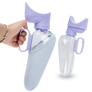 VOCA Urinal for Women, Spill Proof Female Urinal Container 700mL Spill Proof Urinal Chamb Female Portable Transparent Pee Bottles Easy to Clean Urinals for Female Home Bedridden Device (Worldwide Free Shipping)